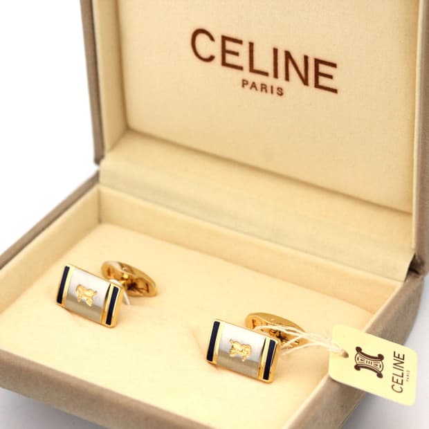 셀린느 미사용 S등급 남자 명품 커프스 빈티지