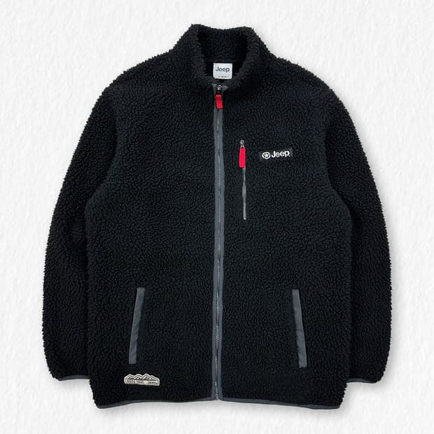 JEEP 뽀글이 자켓 블랙