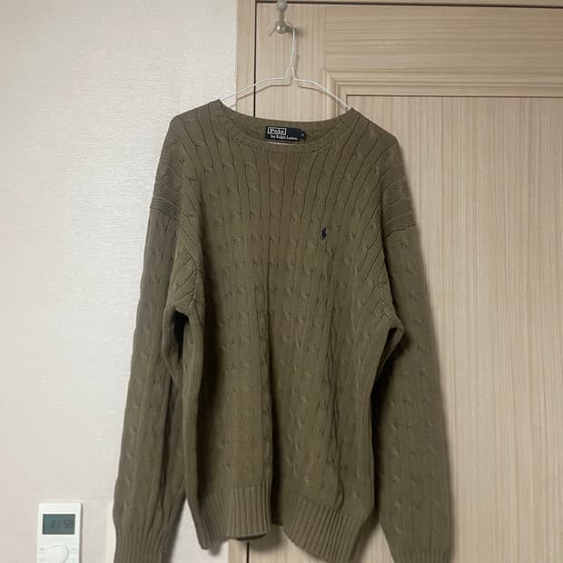 [새상품/정품] 폴로 꽈배기 니트