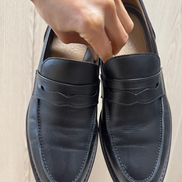 코엔크릿 남성 블랙 로퍼 265mm