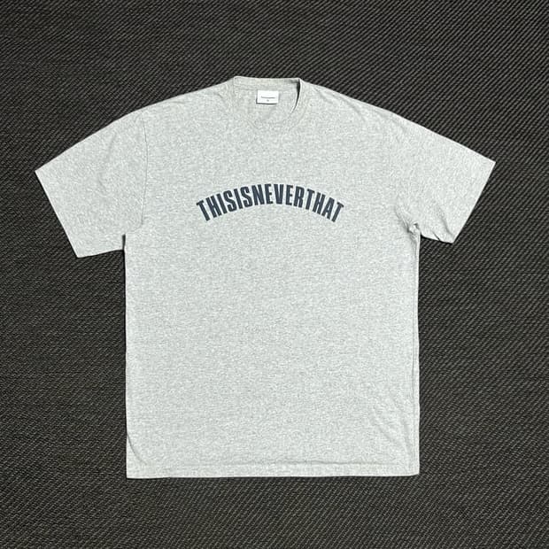 [XL] Thisisneverthat 디스이즈네버댓 그레이 반팔 티셔츠