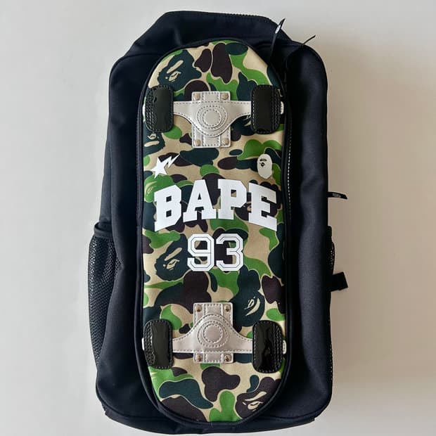 베이프 스케이트보드 백팩