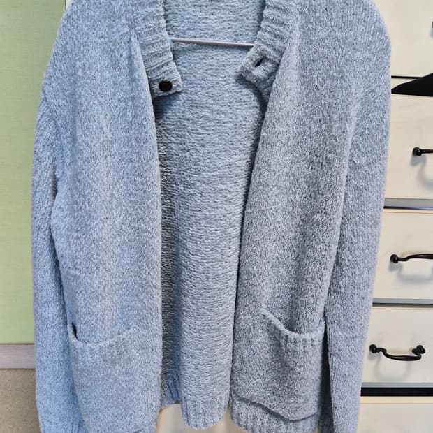 (완판제품)23fw 솔리드옴므 셔닐 가디건