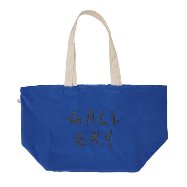 1011갤러리 로고 코듀로이 코두로이 백 블루 에코백 가방