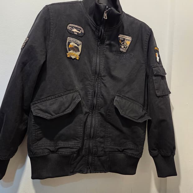 밀리터리 야상기모자켓