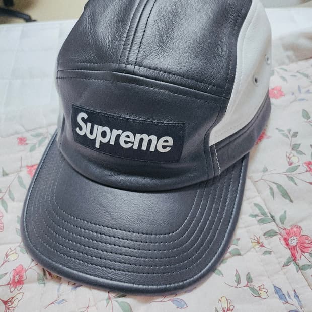 슈프림 레더캠프캡