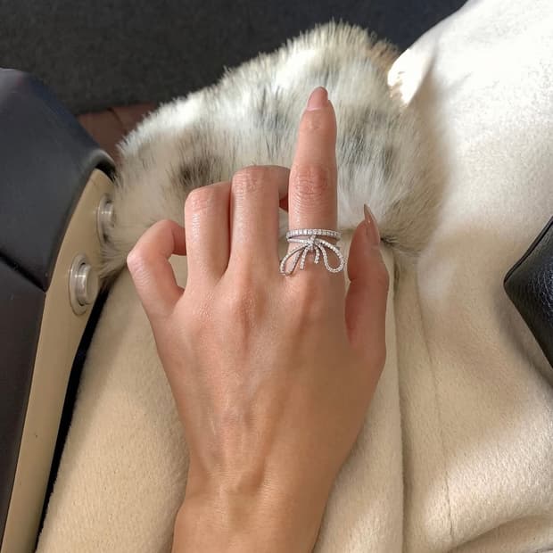 야엘 리본 반지 12호