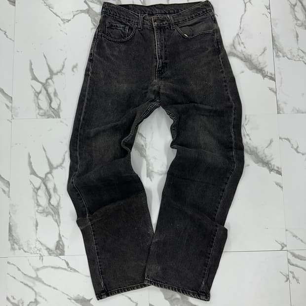 Levi's 리바이스 512 슬림 테이퍼드 흑청 데님
