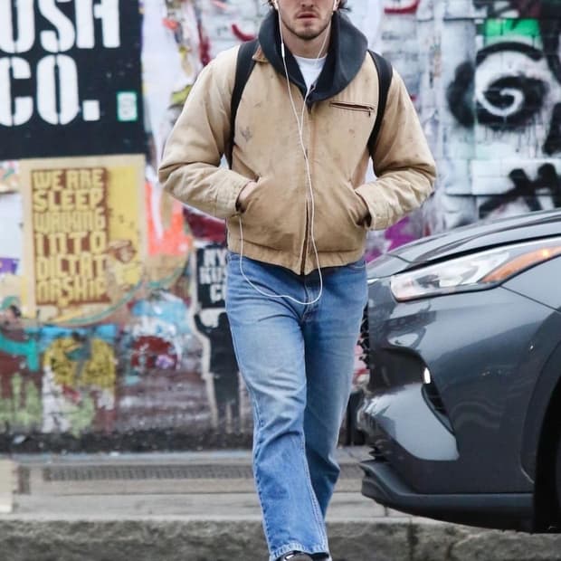 [L] 칼하트 디트로이트 재킷 브라운