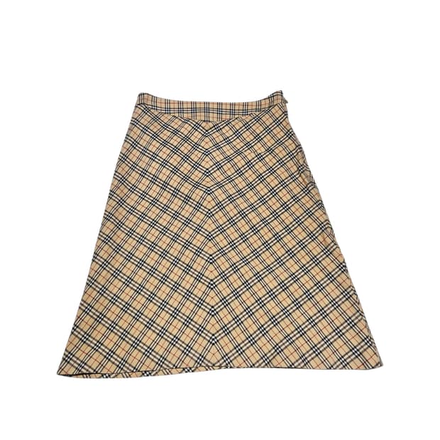 버버리 체크 스커트[36]