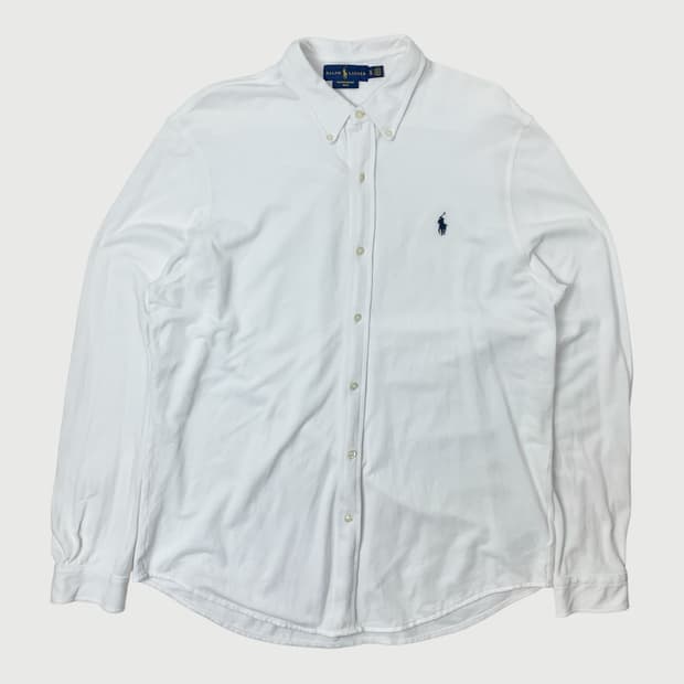 [XL/정품] 폴로랄프로렌 페더웨이트 메쉬 화이트 셔츠