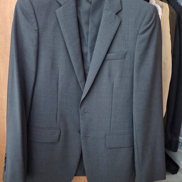 시슬리 남성 블레이저 자켓 차콜그레이 95사이즈