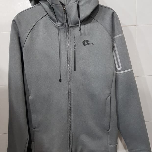 네파 ACTIVE 남성 기모 후드집업 