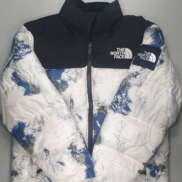 노스페이스 지구 눕시 패딩 S
