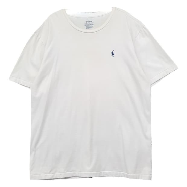 폴로 랄프로렌 화이트 반팔티 XL