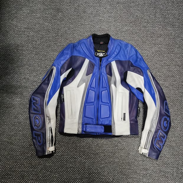 레이싱 레더 바이크 자켓  50사이즈 