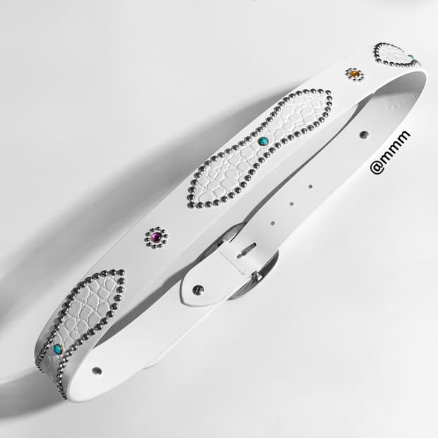 [Unisex] 잼스톤 빈티지 웨스턴 벨트