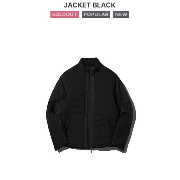 Xlim EP.4 01 PADDED JACKET BLACK