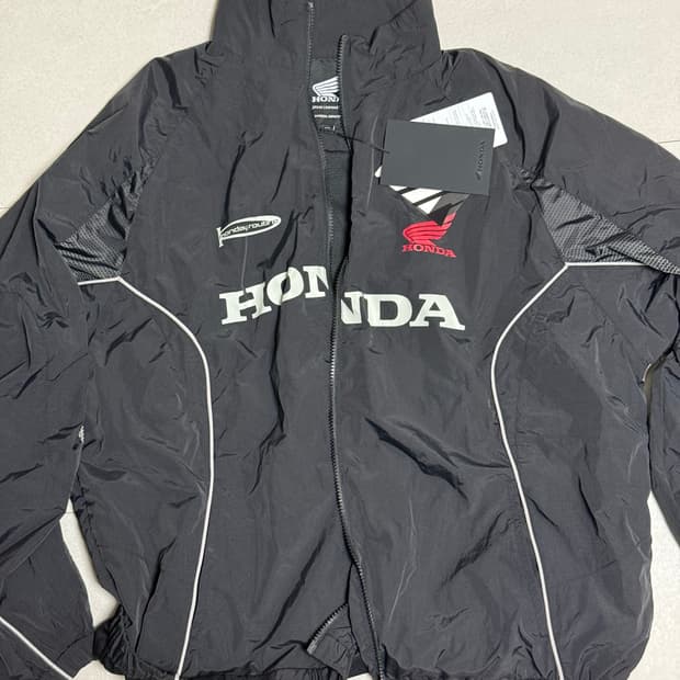 혼다 트랙 집업 자켓 블랙
