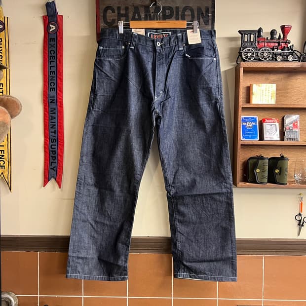 00's 리바이스 569 생지 36x30 Size Mexico 데드스탁