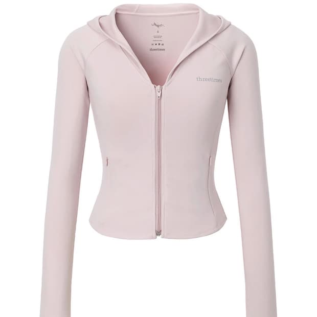 Petite zip up 집업 후드집업