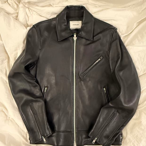 비바스튜디오 +A급 레더 자켓 L사이즈