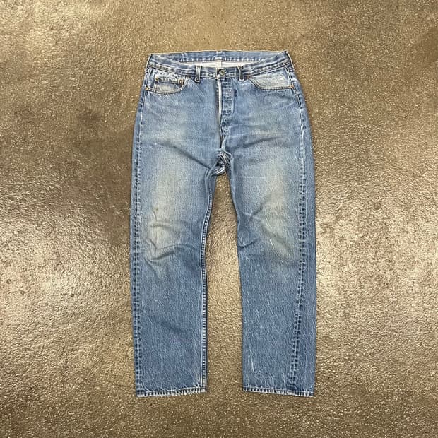 80s USA 리바이스501 데님 팬츠 (34“)