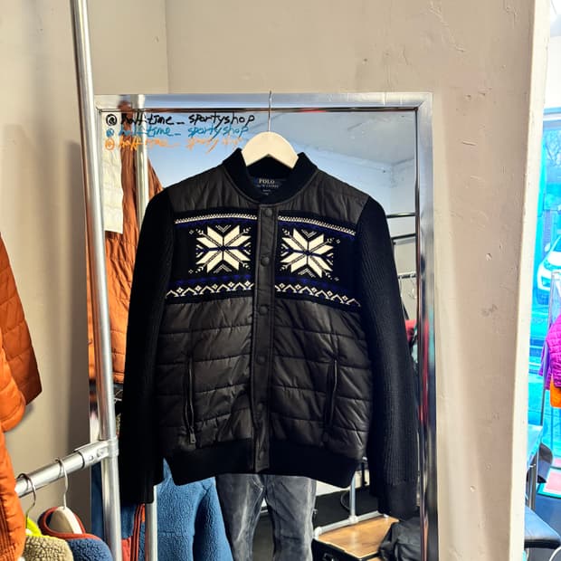 폴로 니트패딩