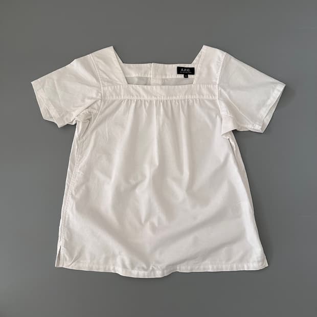 아페쎄 apc 반팔 블라우스