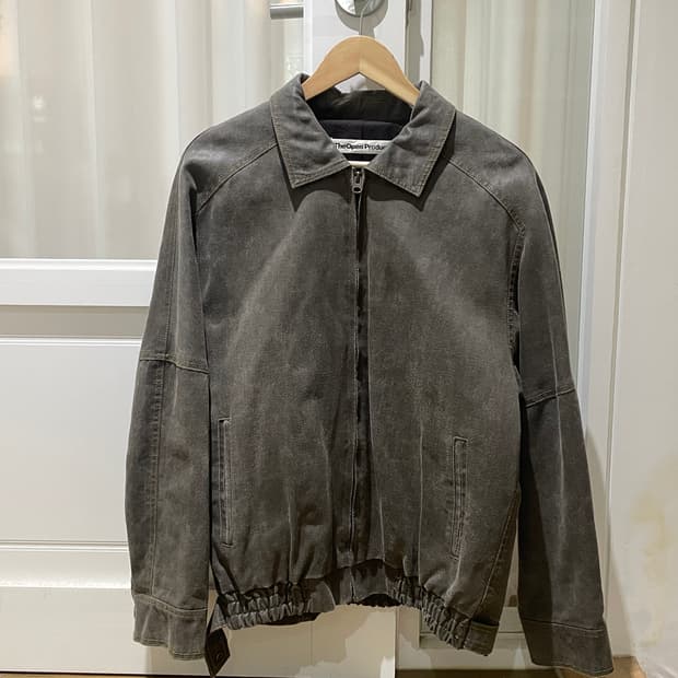 the open product 워싱 블루종