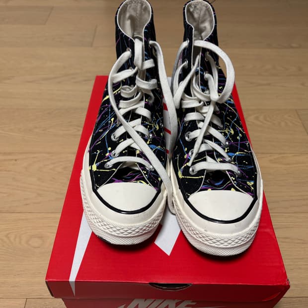 컨버스 페인트 하이