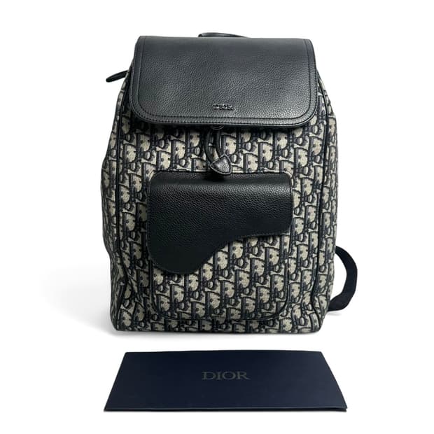 디올 오블리크 신형 새들 백팩