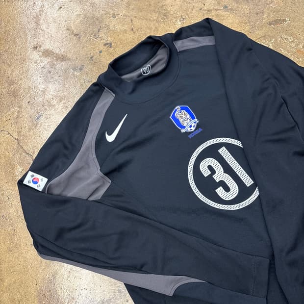 [정품/XL,110] 나이키 대한민국 국가대표 긴팔 트레이닝티셔츠 b16
