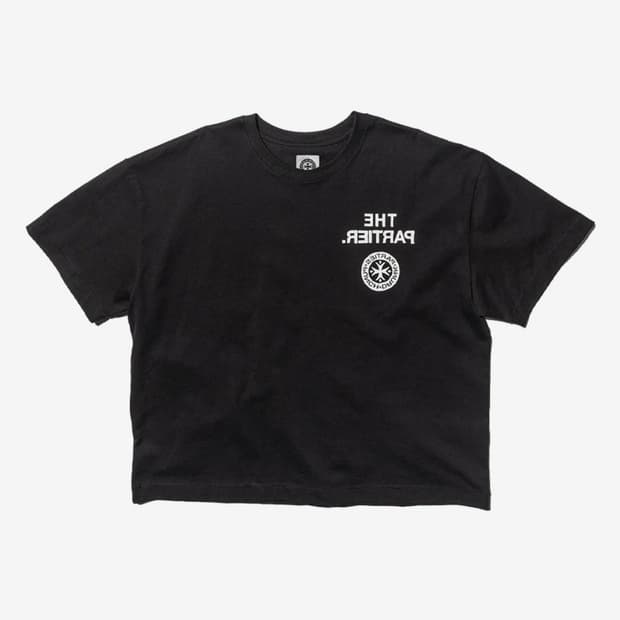펀치드렁그파티즈 크롭티 블랙