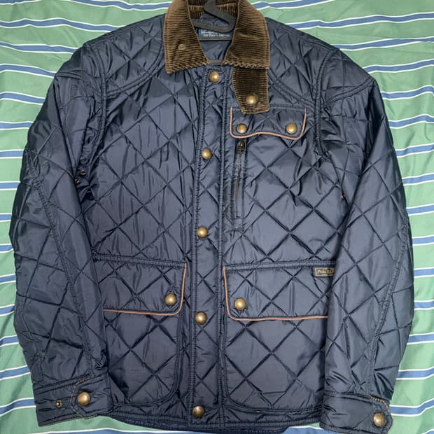 폴로 랄프로렌 코듀로이 퀄팅 자켓 S