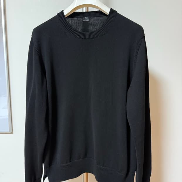 코튼 크루넥 니트