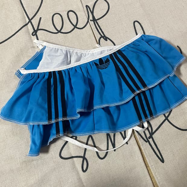 아디다스 재미삼아 빈티지커스텀 랩스커트