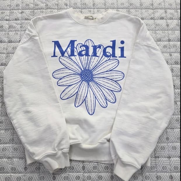 마르디 메크르디 플라워 맨투맨