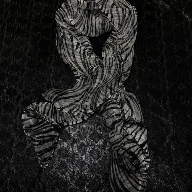 “Vintage” 00‘s Zebra Scarf