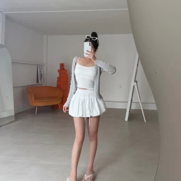 핏이쁜 밴딩 펌킨 치마바지