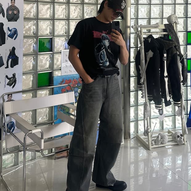 killing machine print tee 블랙 라군 티