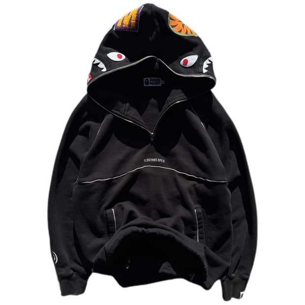 25ss 베이프 샤크 풀오버 후디 M(XL)