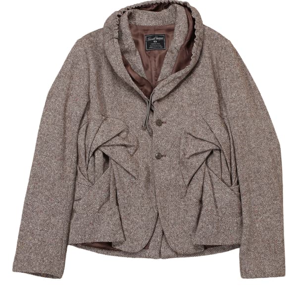 Final Home 00s Brown Gathered Pocket JKT