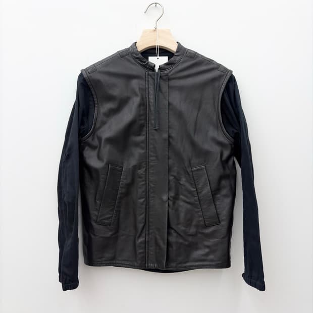 LEATHER VEST JACKET
