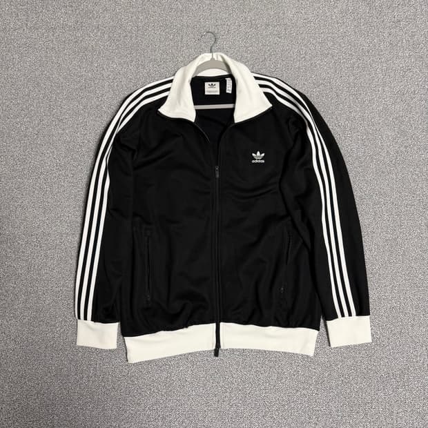 아디다스 베켄바우어 져지 블랙 화이트 2XL 트랙탑