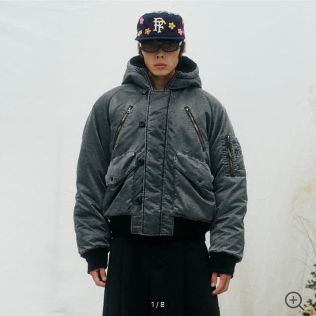 펜필드 후드 항공 패딩 점퍼