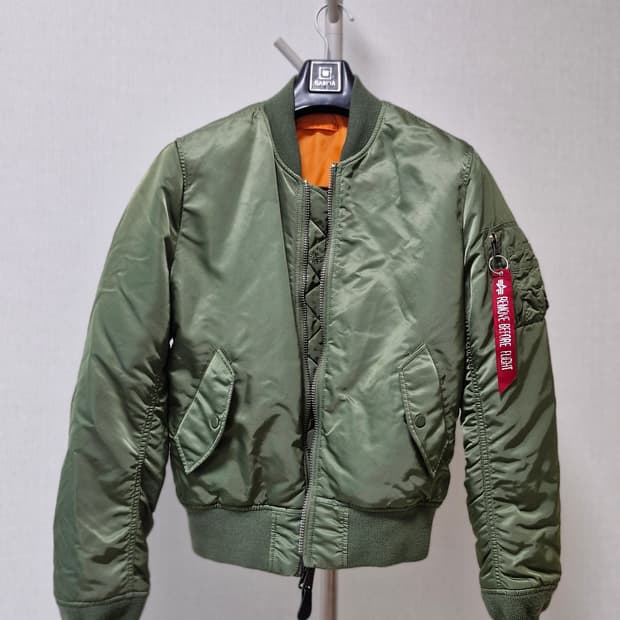 알파인더스트리 MA-1 카키 S