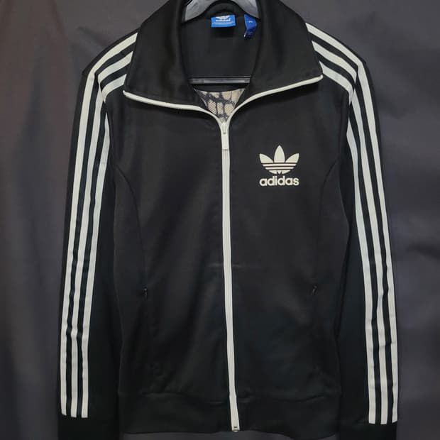 아디다스 불꽃 파이어버드 검흰 유로파 트랙탑 져지 