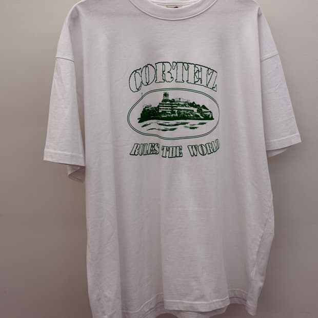 코르테이즈 OG 알카트라즈 티셔츠 뉴 블랭크 화이트 그린(XL)