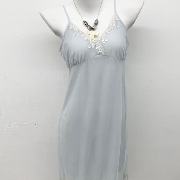 페어리 시어 레이스 슬립